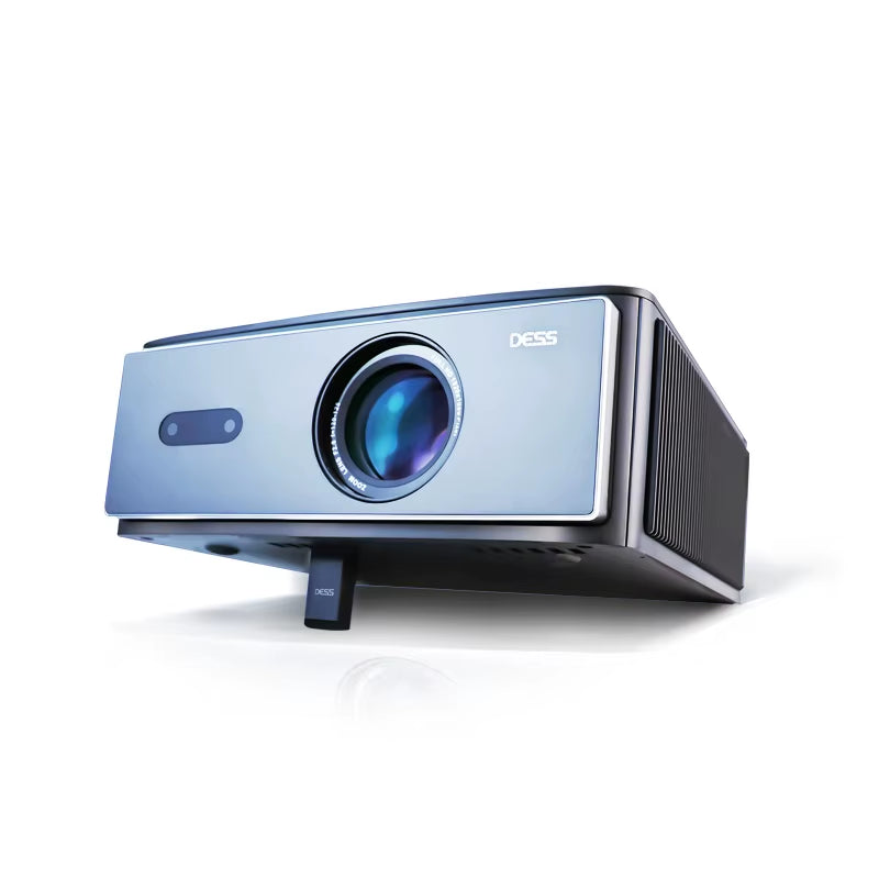 AI Off-Axis&E-Stand C4 PRO 1080P Projector Full HD 4K 1200ANSI Projectors Video Smart TV for Home 32GB Movie Theater Beamer