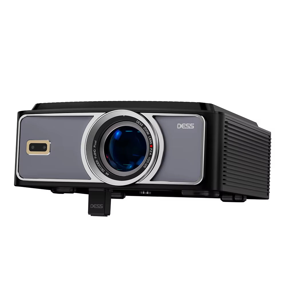 AI Off-Axis&E-Stand C4 PRO 1080P Projector Full HD 4K 1200ANSI Projectors Video Smart TV for Home 32GB Movie Theater Beamer