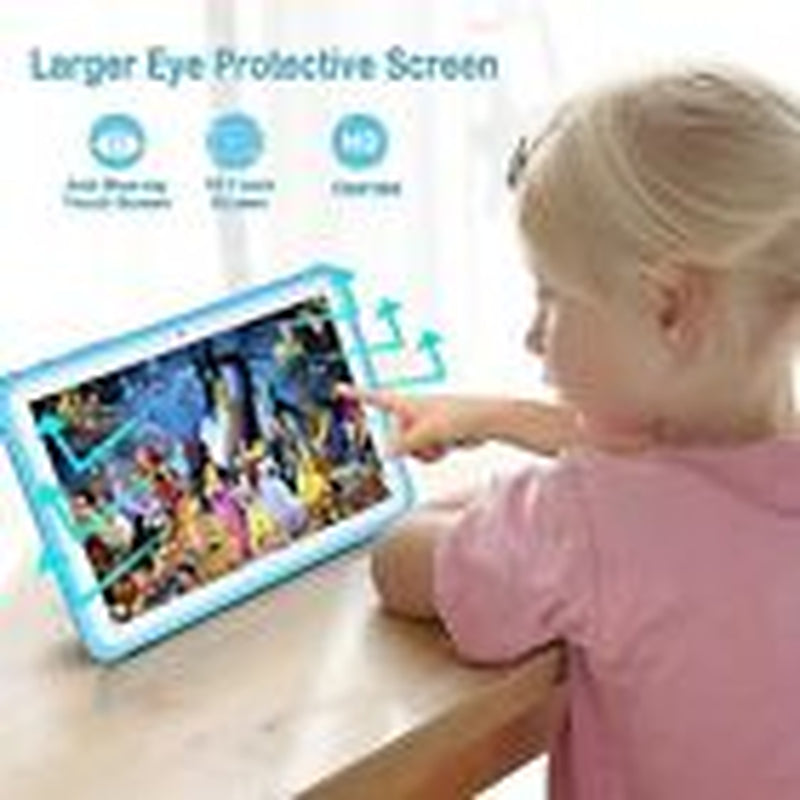 Kids Tablet, Android Tablet for Kids 10.1 Inches, 64GB Kids Tablet with Blue