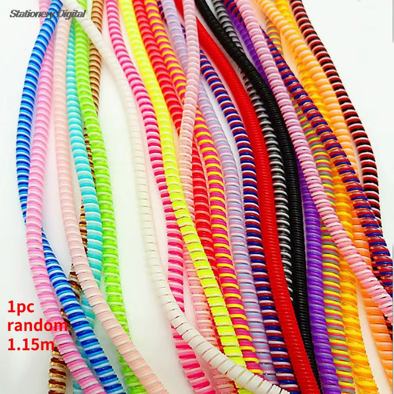Wrap Cable Winder Organizer for Iphone for Xiaomi 1.5M USB Charging Data Line Cable Protector Wire Cord Protection