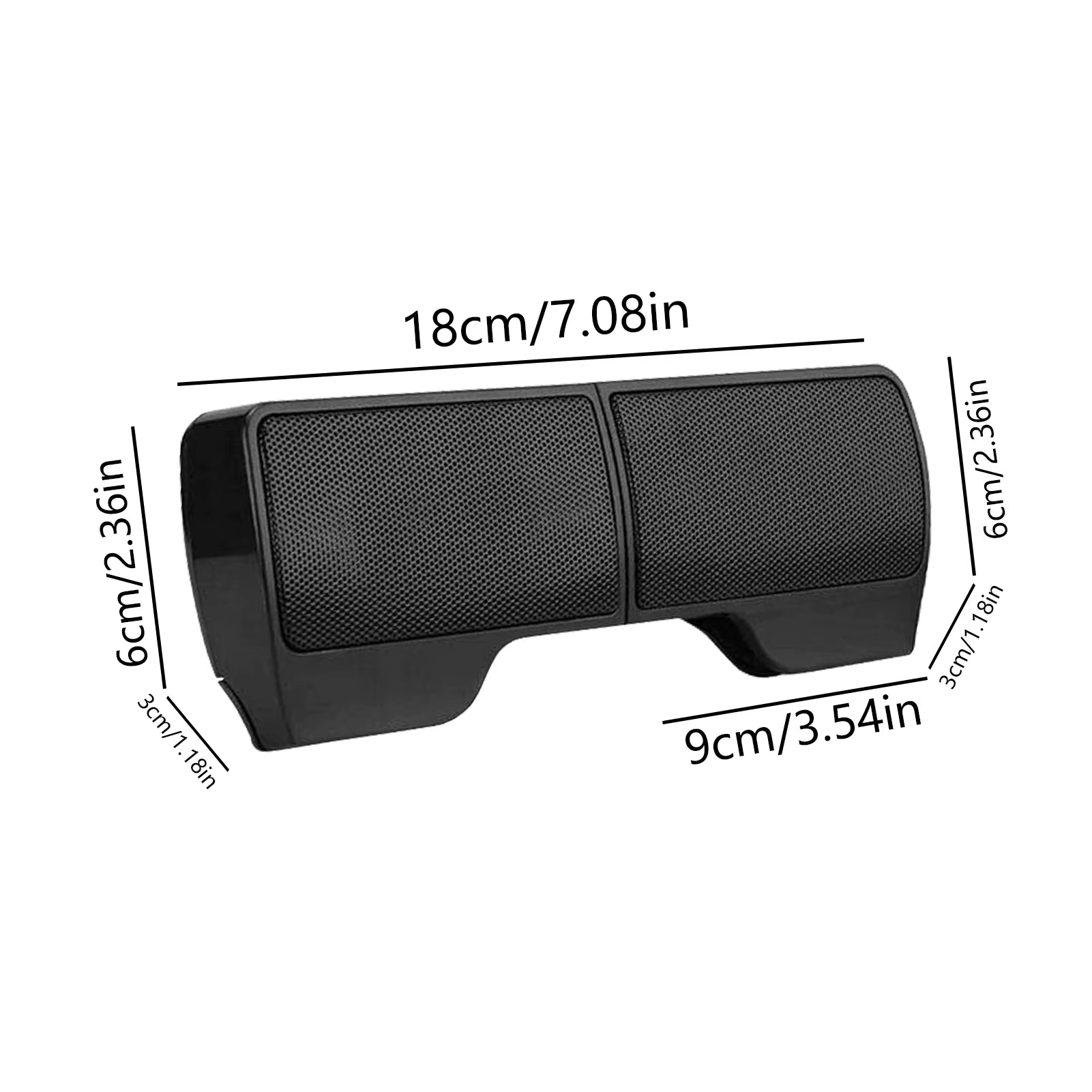 PC Computer Speakers External Clip on Computer Speakers USB Powered Wired Multimedia Mini Soundbar for Computer Laptop Speakers