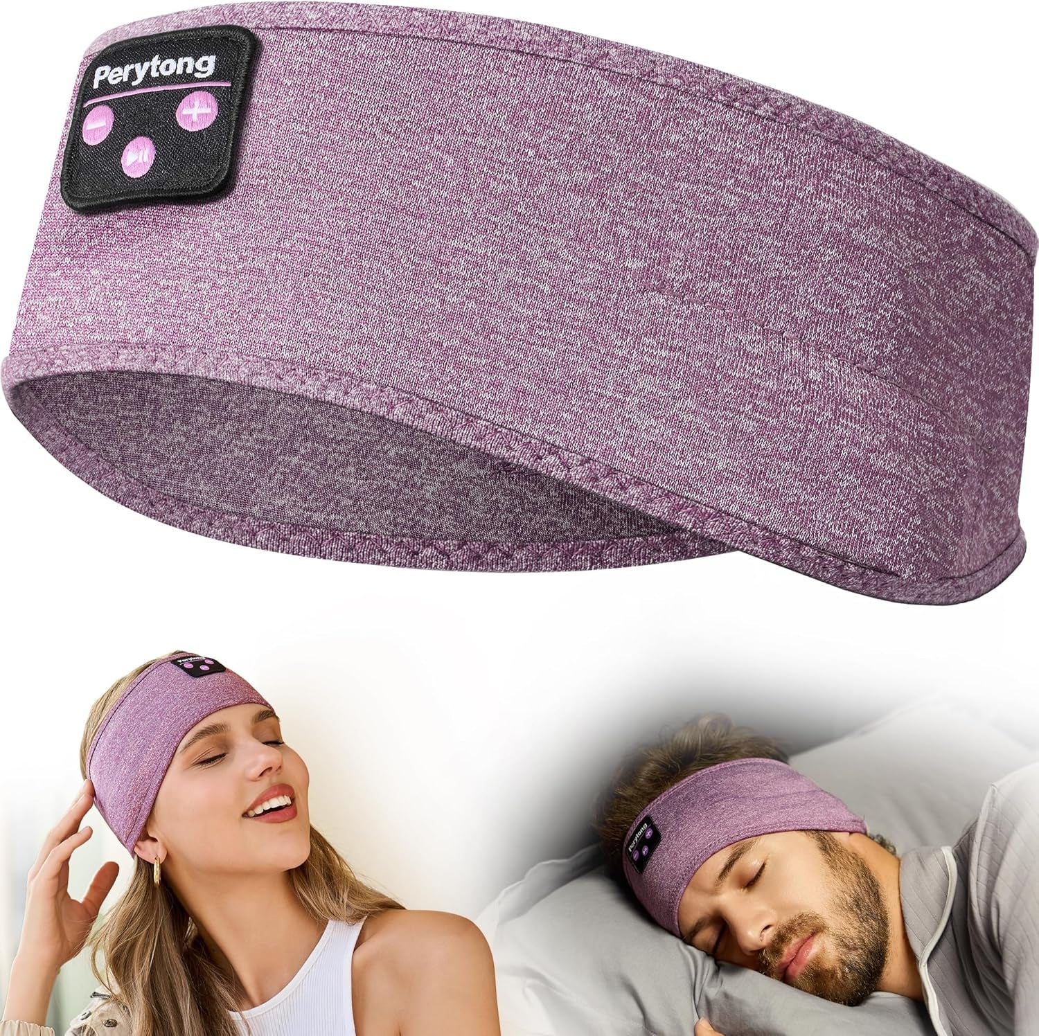 Sleep Headphones Headband, Bluetooth Sports Headband,Wireless Sleeping Headphones Sleep Earbuds for Side Sleepers Workout Running Insomnia Travel Yoga