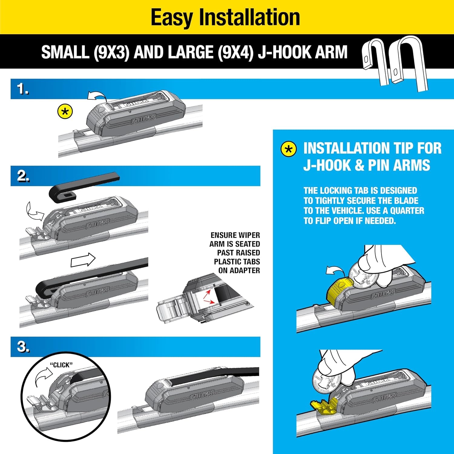 - 810163 Latitude Water Repellency Wiper Blade Combo Pack 26" and 16"