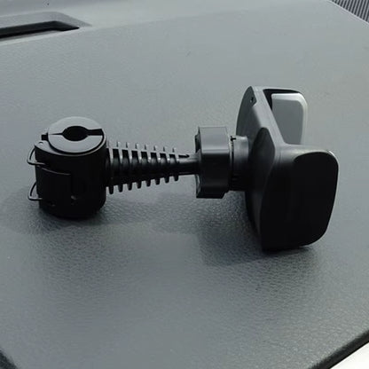 Universal Car Back Seat Headrest Support Bracket Adjustable 360 Degree Rotating Ipad Mobile Phone Black Mount Holder in Car