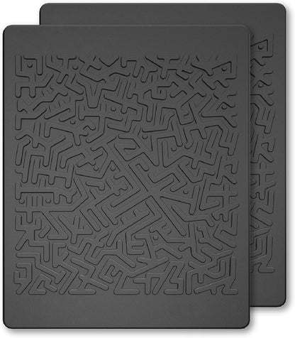 Anti Slip Pad Sticky Gripping Gel Pad Multifunctional Fixate Non-Slip Mounting Cell Pad, 6.3 X 5.1 Inch (2 Pack)