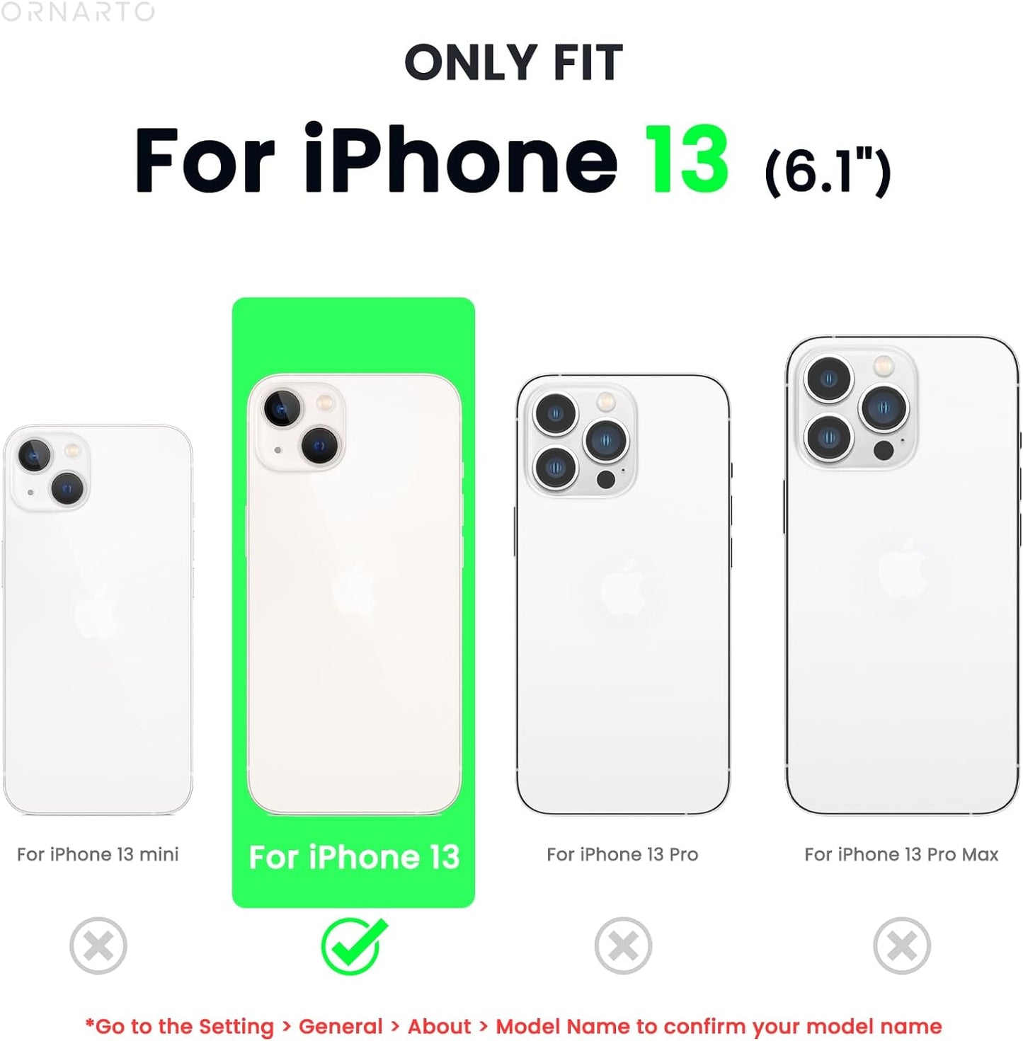 Shockproof Liquid Silicone Designed for Iphone 13 Case Gel Rubber Full Body Protection Anti-Shock Cover Case Drop Protection 6.1Inch-Black