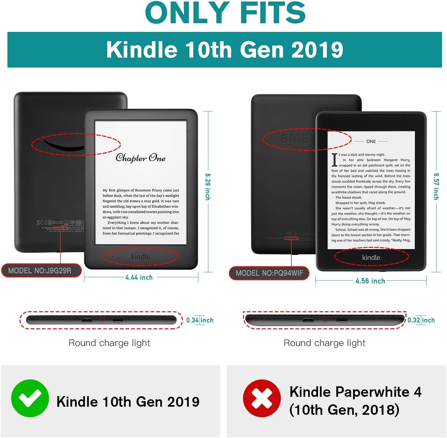 Fabric Folding Case for Kindle (10Th Generation - 2019 Release), Lightweight Hands-Free Stand Cover with Auto Wake/Sleep, Only Suitable for Kindle 10Th Generation 2019 Released, Yellow