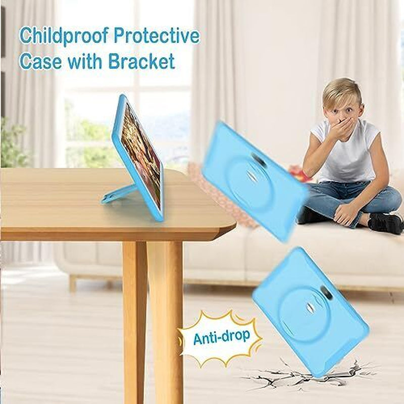 Kids Tablet, Android Tablet for Kids 10.1 Inches, 64GB Kids Tablet with Blue
